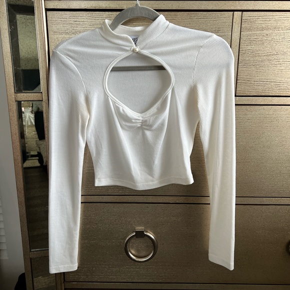 Princess Polly Tops - Princess polly white carenza top